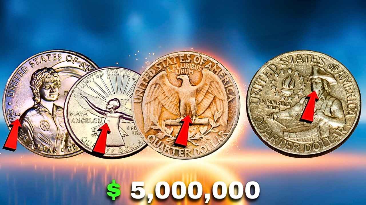 Discover 7 Rare Washington Quarters Valued at Big Money — Some Worth Over $1,000